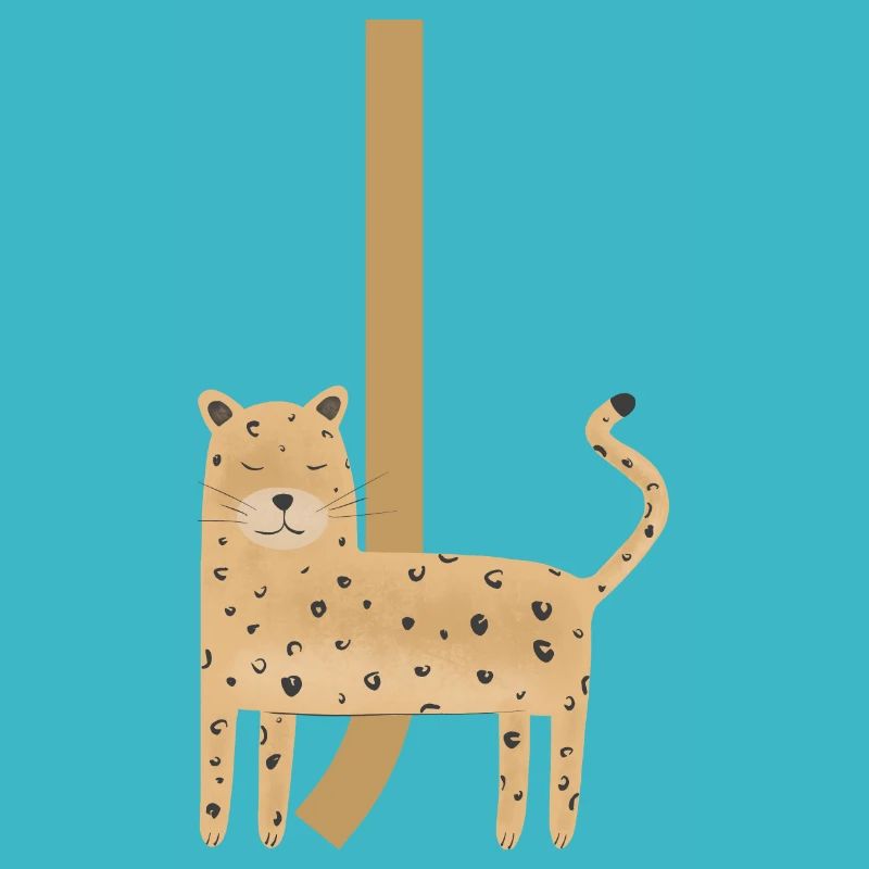 J - JAGUAR - ABC, Alphabet, Buchstabe, Tier, Name