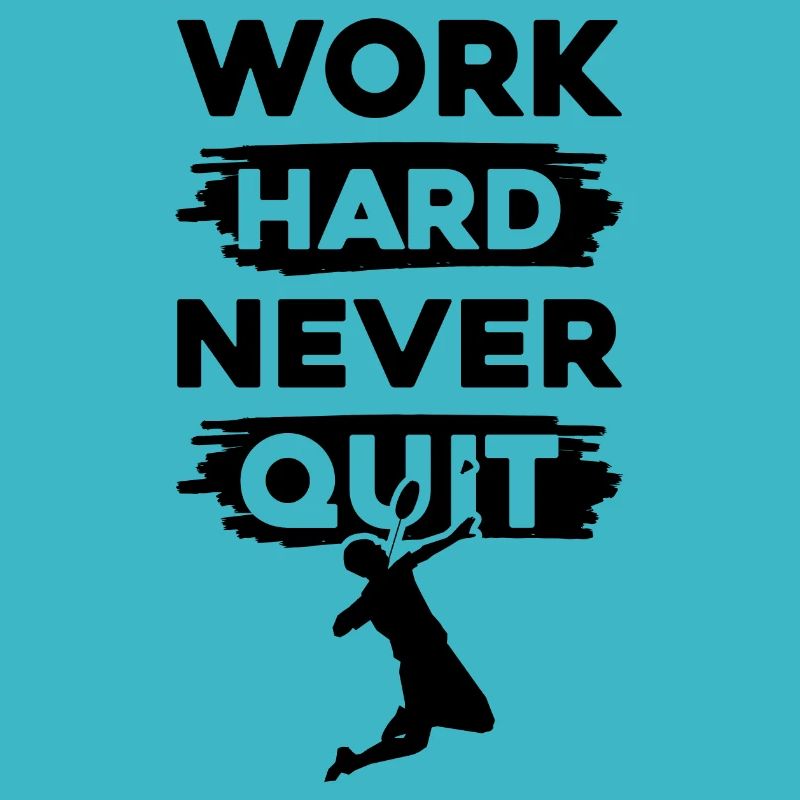 Badminton work hard
