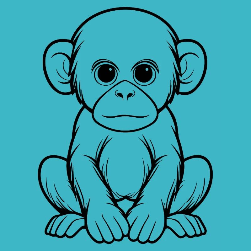 Singe Singe Visage de Singe Jungle