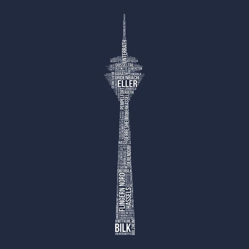 Quartiers de Düsseldorf Rheinturm