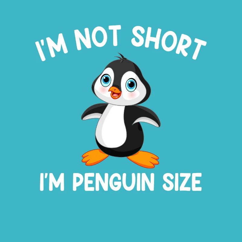 Ich bin nicht klein Ich bin Pinguin Größe, Pinguin