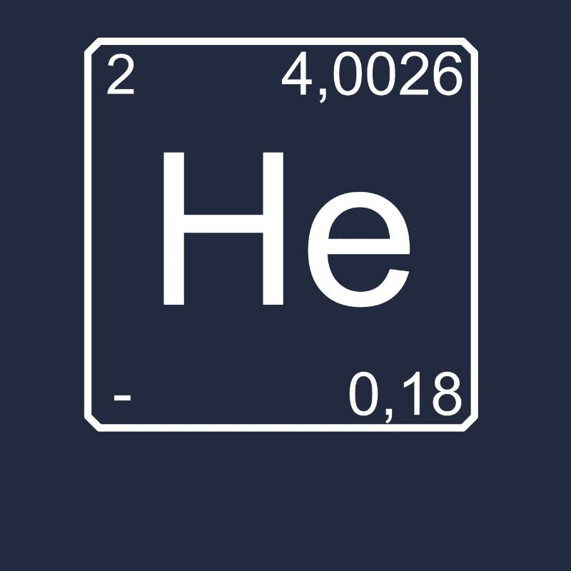 Symbol Helium Periodensystem der Elemente
