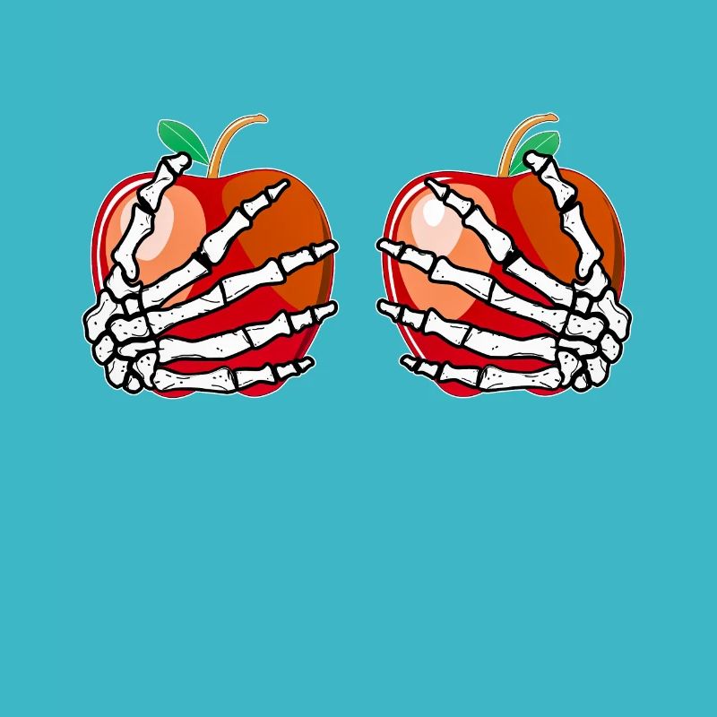 SKELETON HAND APPLE