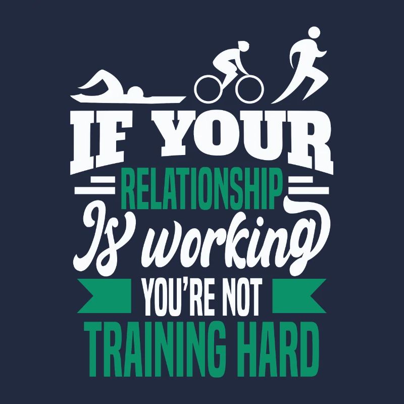 Motif de triathlon pour triathlètes
