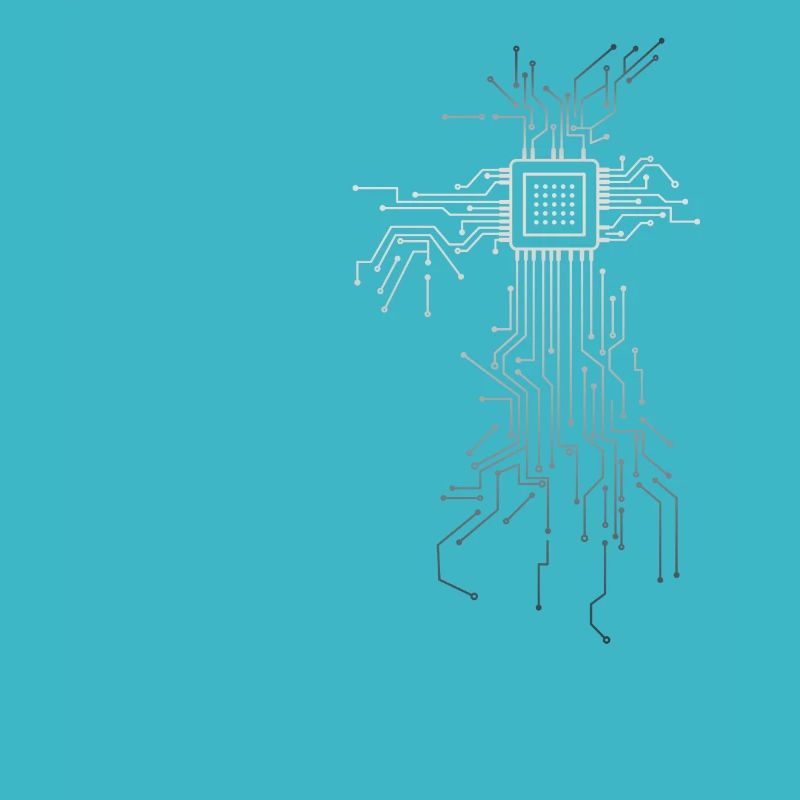 PCB circuit boards layout CPU heart computer admin