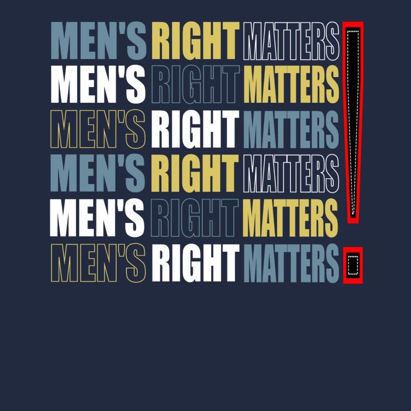 Men's Right Matters Zitat Mann Gleichheitsgeschenk
