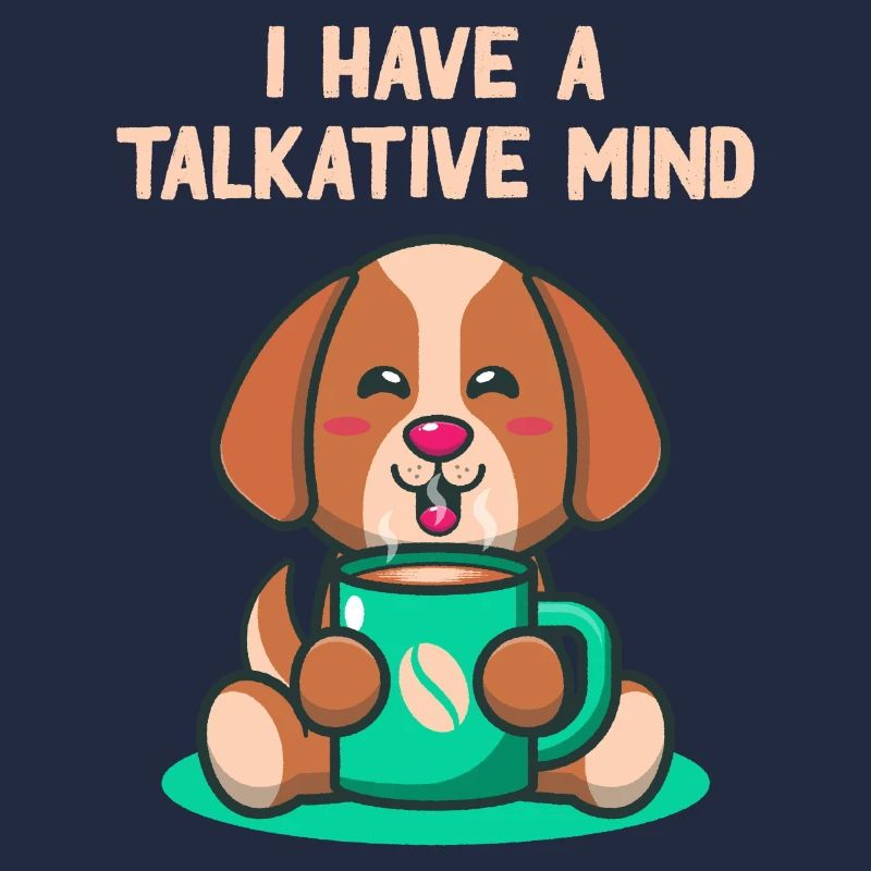 I have a talkative mind, introvert