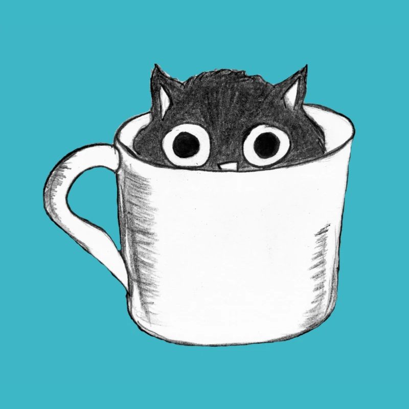 Cat in cup