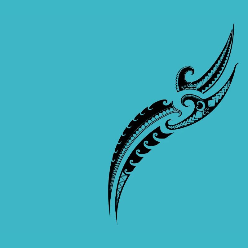 Tribal Warrior Pattern - Traditional Polynesian