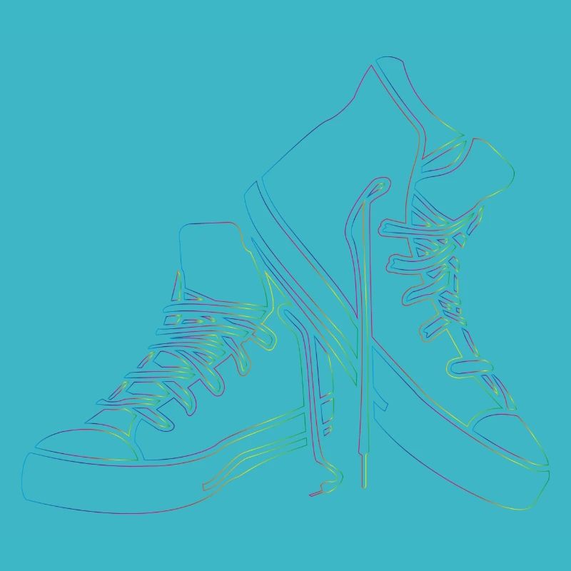 Sneaker Regenbogen