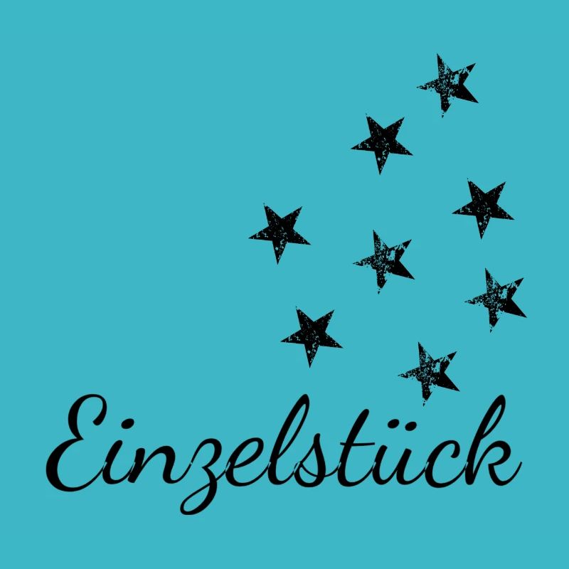 Einzelstück Sternchen schwarz