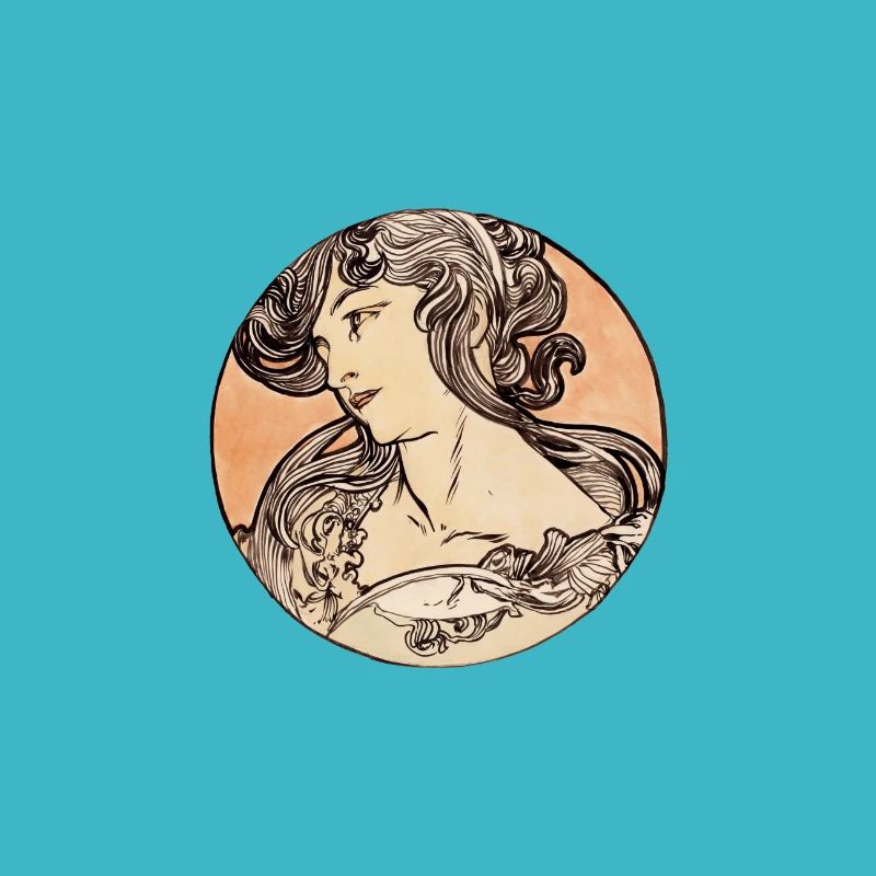 Vitrail Alphonse Maria Mucha # 1