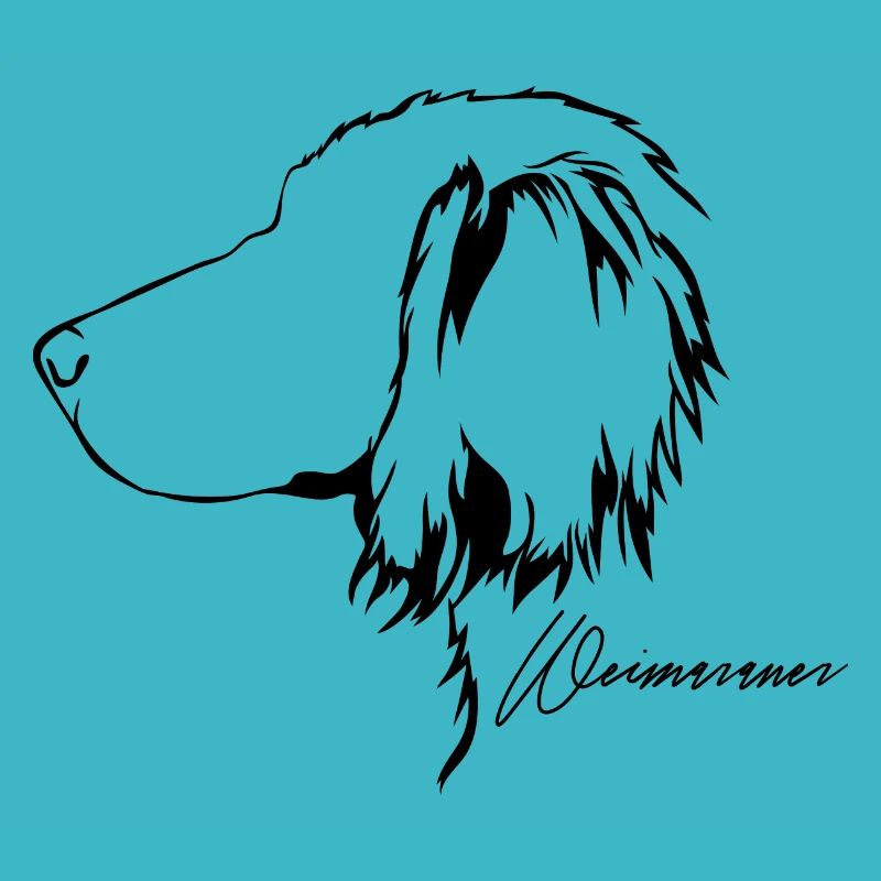 WEIMARANER langhaar Profil Hunde Hund Wilsigns