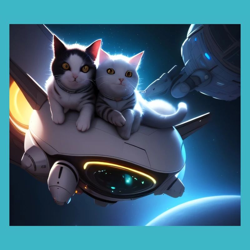 Les chats dans l’espace