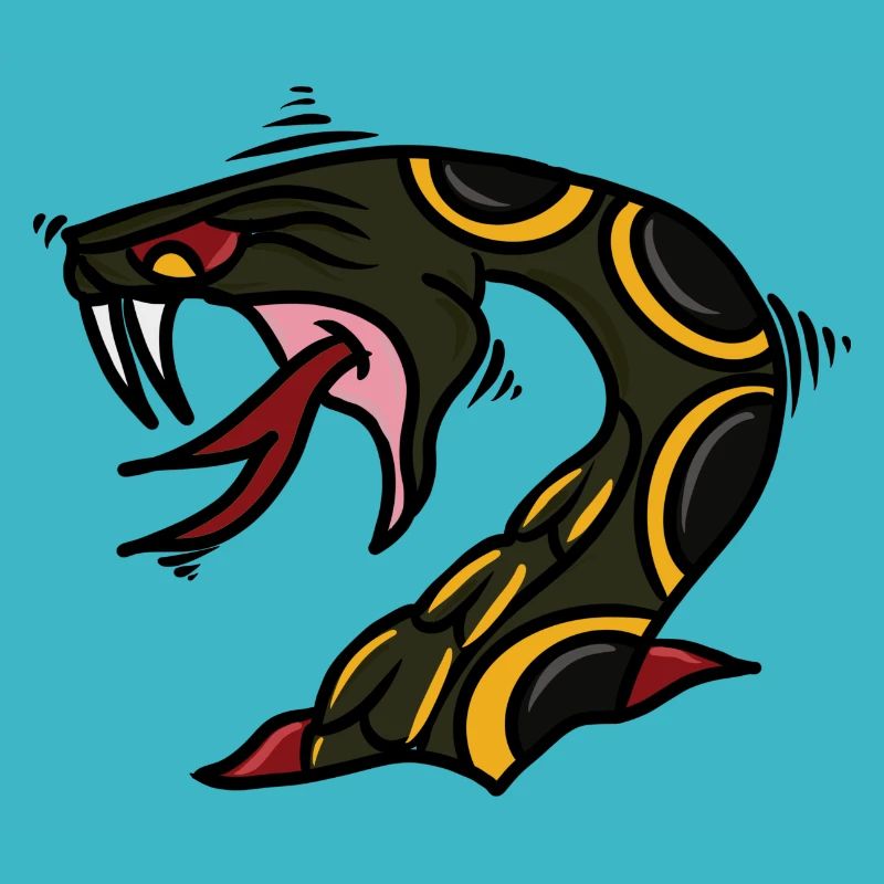 Cobra blessé
