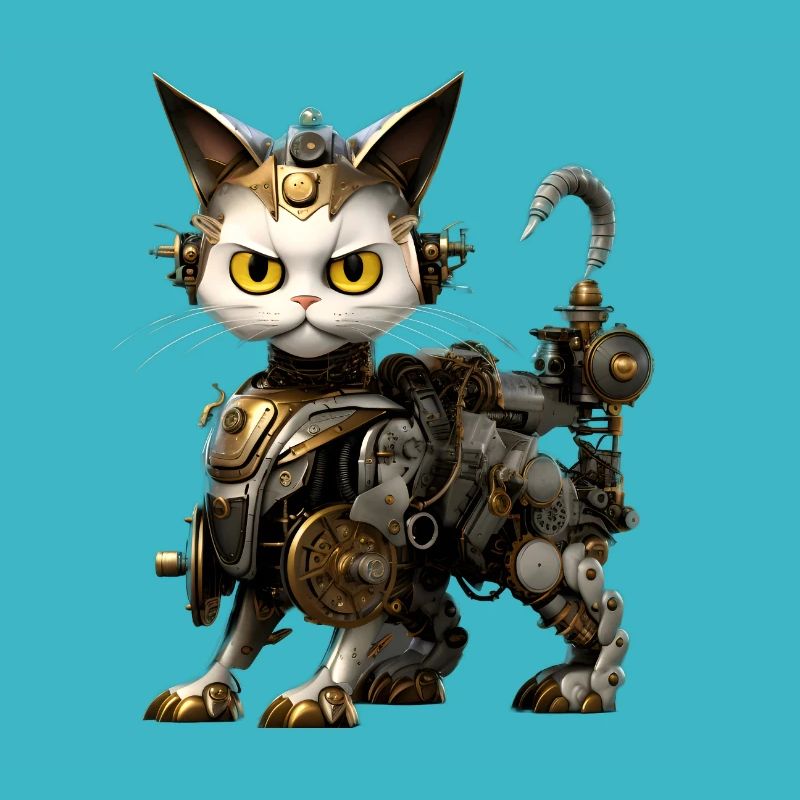 Steampunk Katze