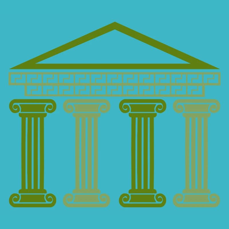 griechisches antikes gebäude