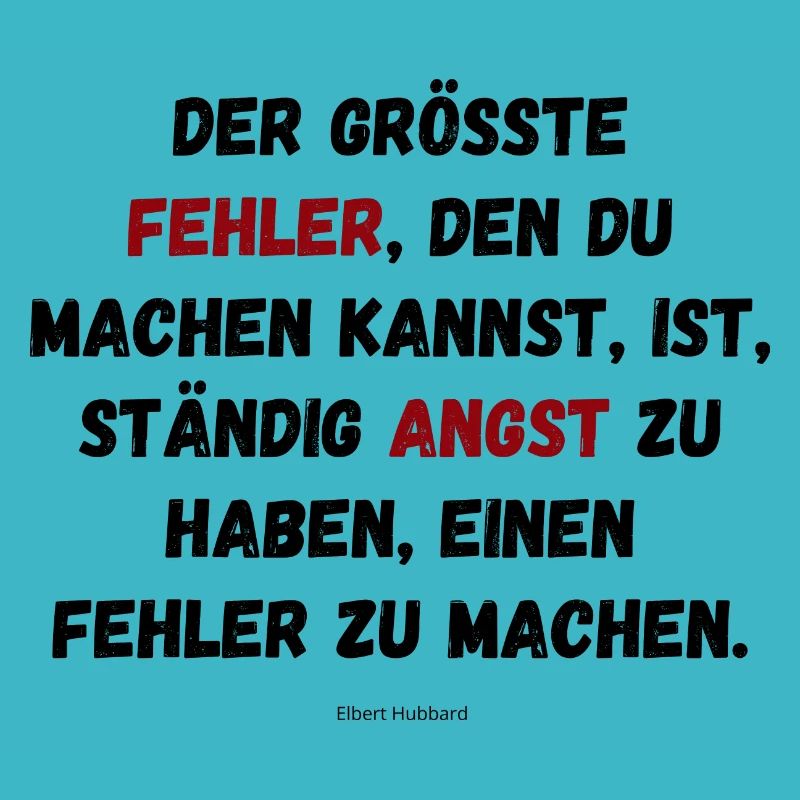 Keine Angst vor Fehlern