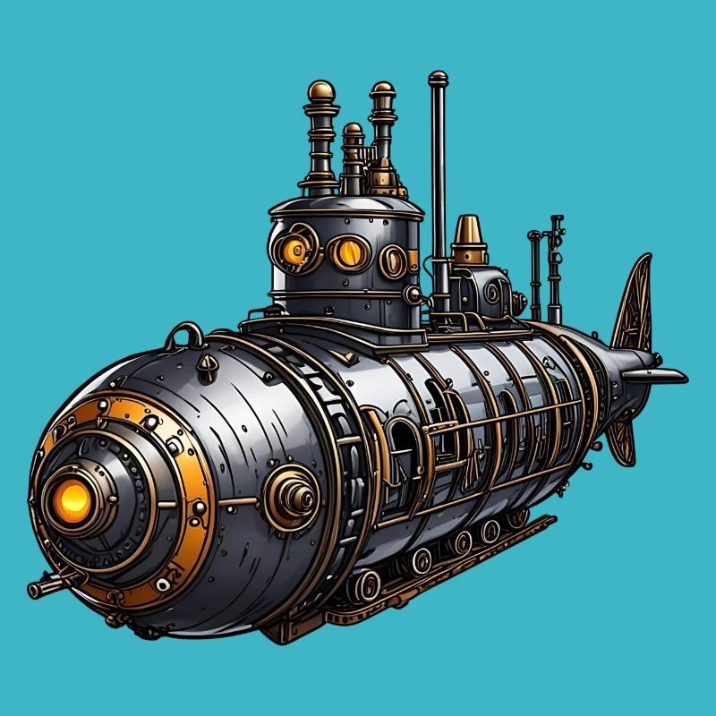 Steampunk-U-Boot