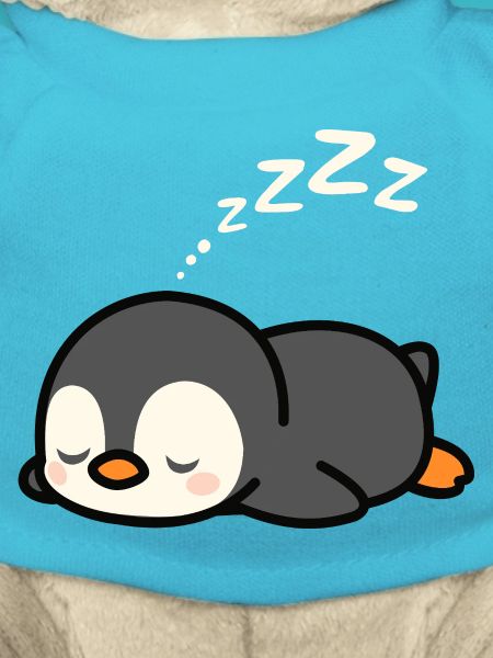 Süßes Pinguin-Nickerchen