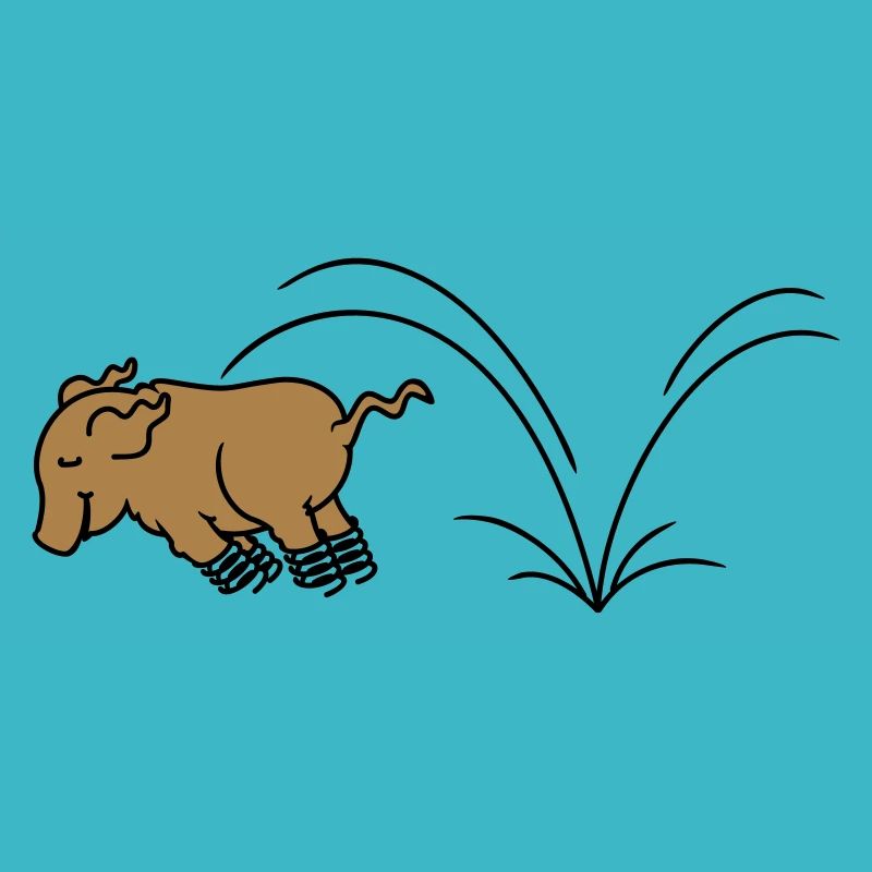 Spring Piggy / Piglet Hopper (2c)