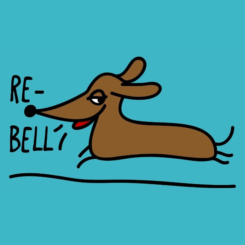 Dackel als Rebell