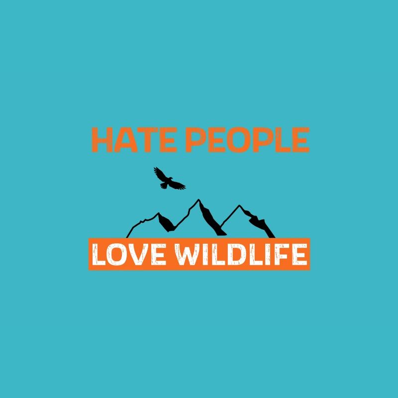 Hate people love wildlife