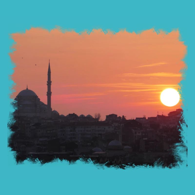 Istanbul with Bosphorus Sunset