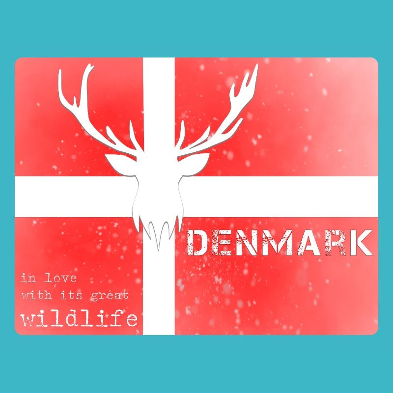 Danemark faune Drapeau Cerf