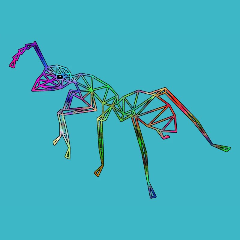 Grid Ant Neon Colors