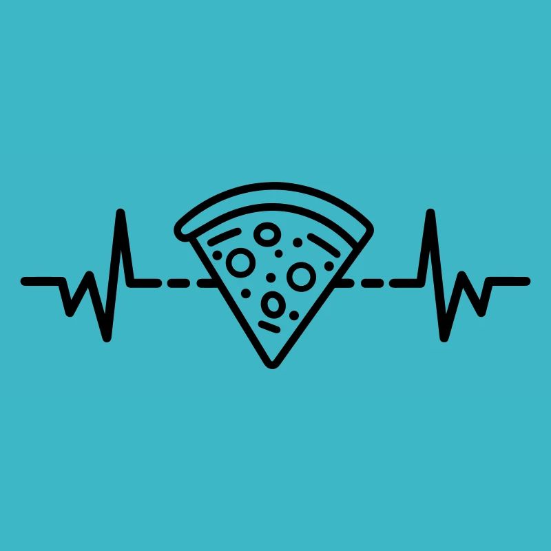 Pizza Heartbeat Pizza Herzschlag