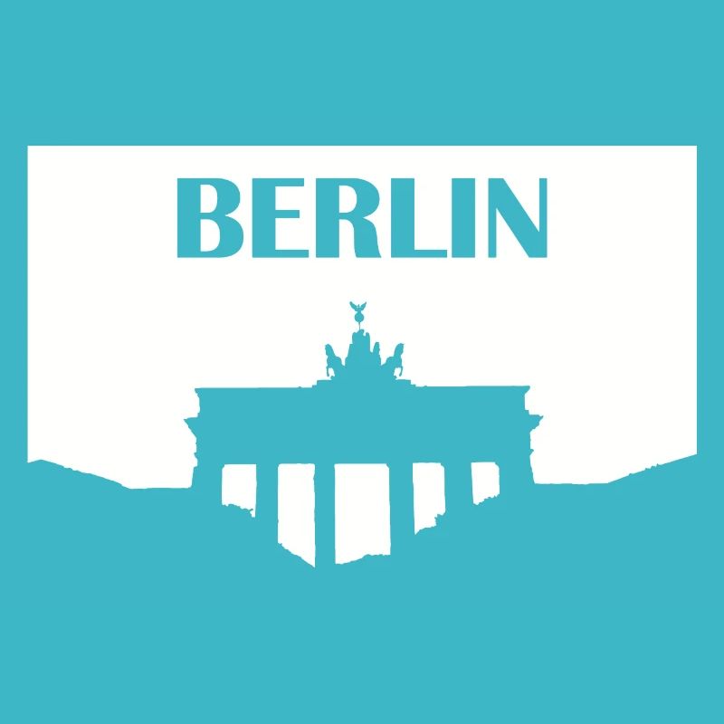 Berlin Brandenburg Gate white