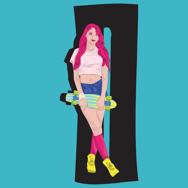Skateboard redhead skater skateboard skateboard