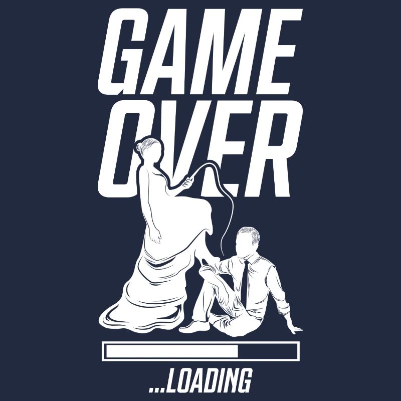 couple game over loading wedding