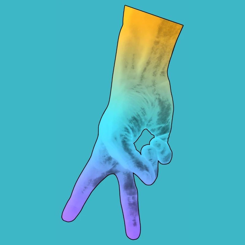 Korean Symbol Hand K-pop