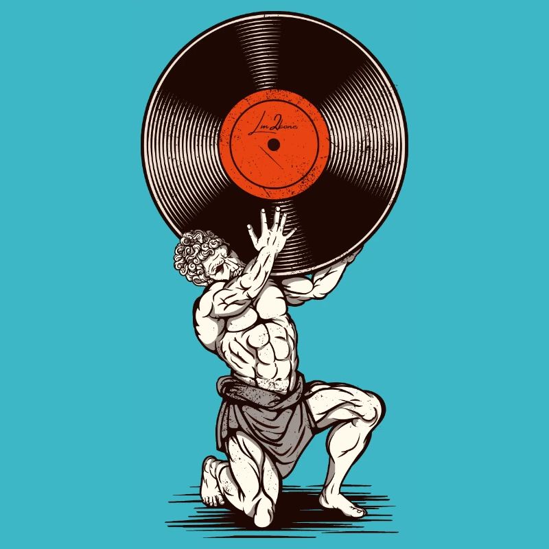 Vinyl-Statue