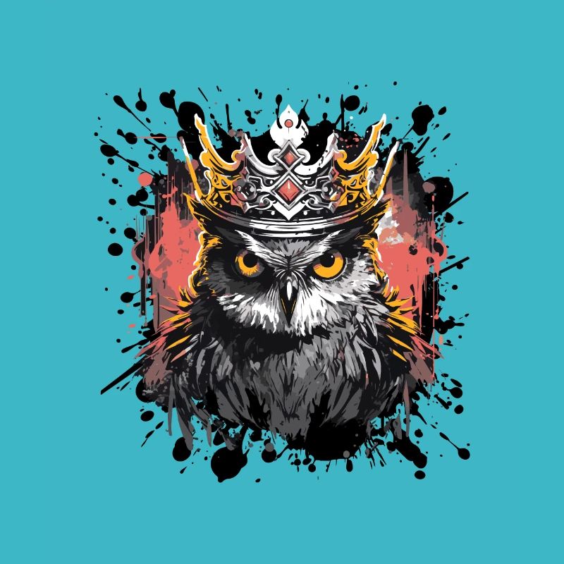 Owl Head Portrait Crown