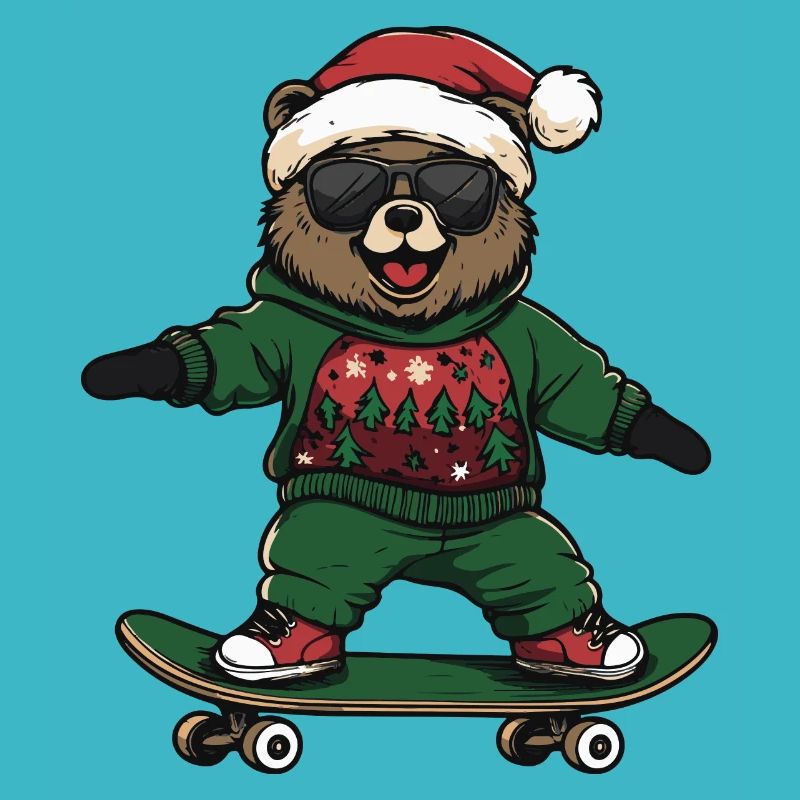Bear Christmas Funny