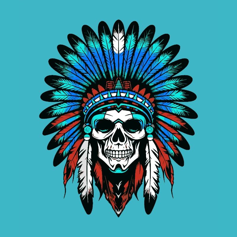 Apache Indian Chief Skull