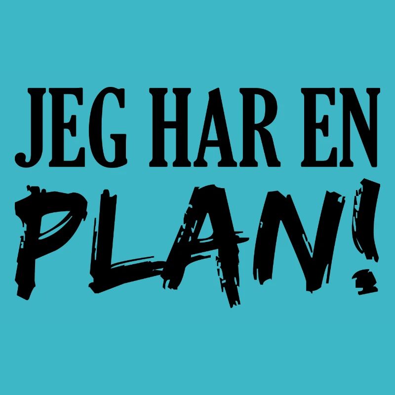 Ich habe einen Plan dänisch Kult Geschenkidee