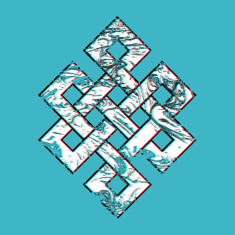 Karma Psychedelic 3D Glitch Anaglyph