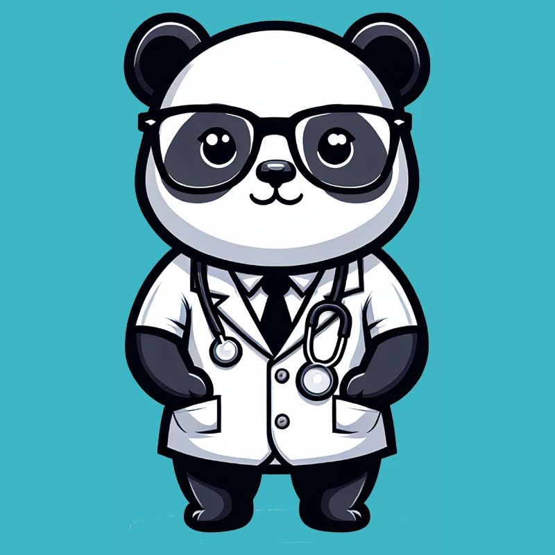 Cute Panda Doctor