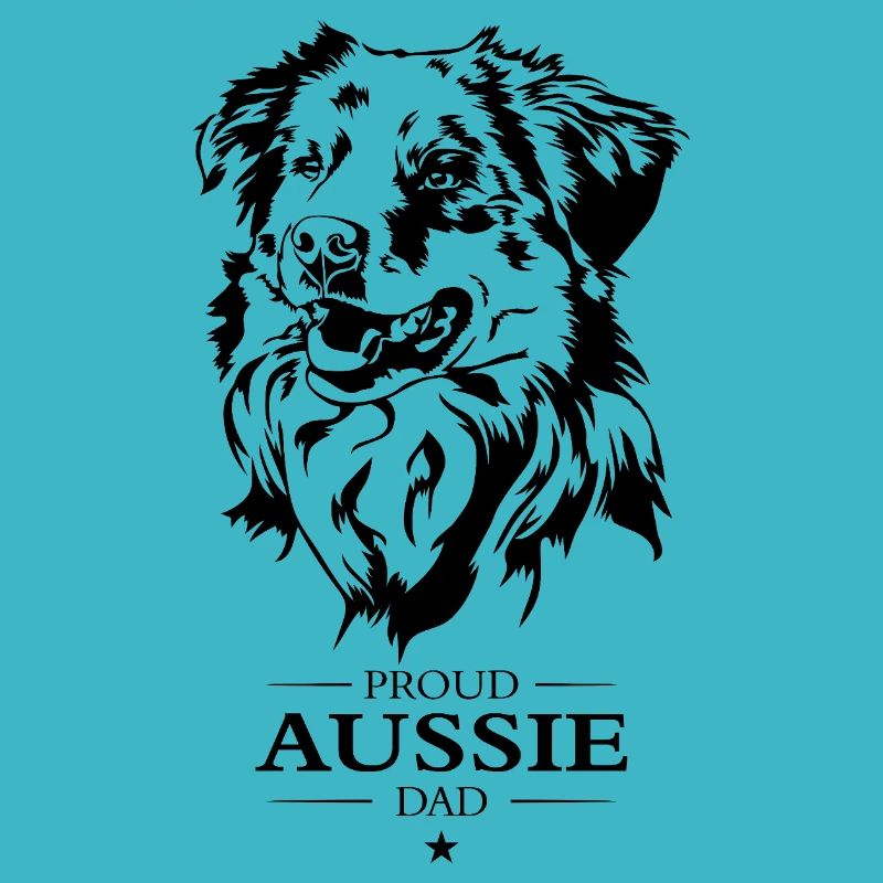 Aussie Dad Dogs Australian Shepherd Dog Wilsigns