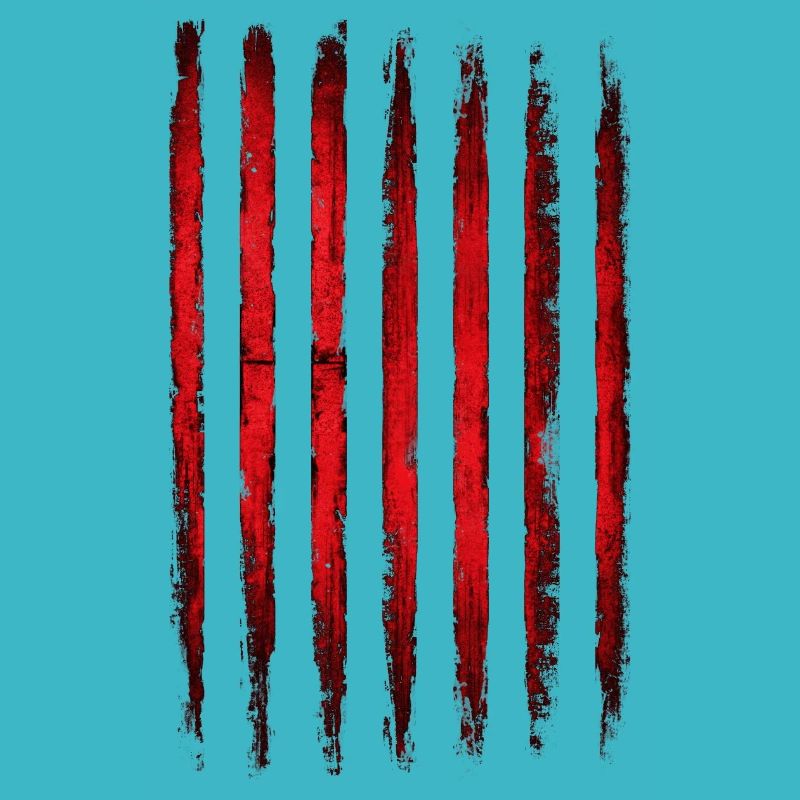 Rote Grunge Streifen