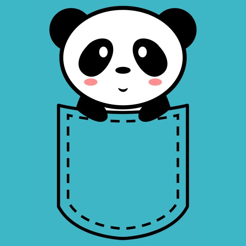 panda dans une poche