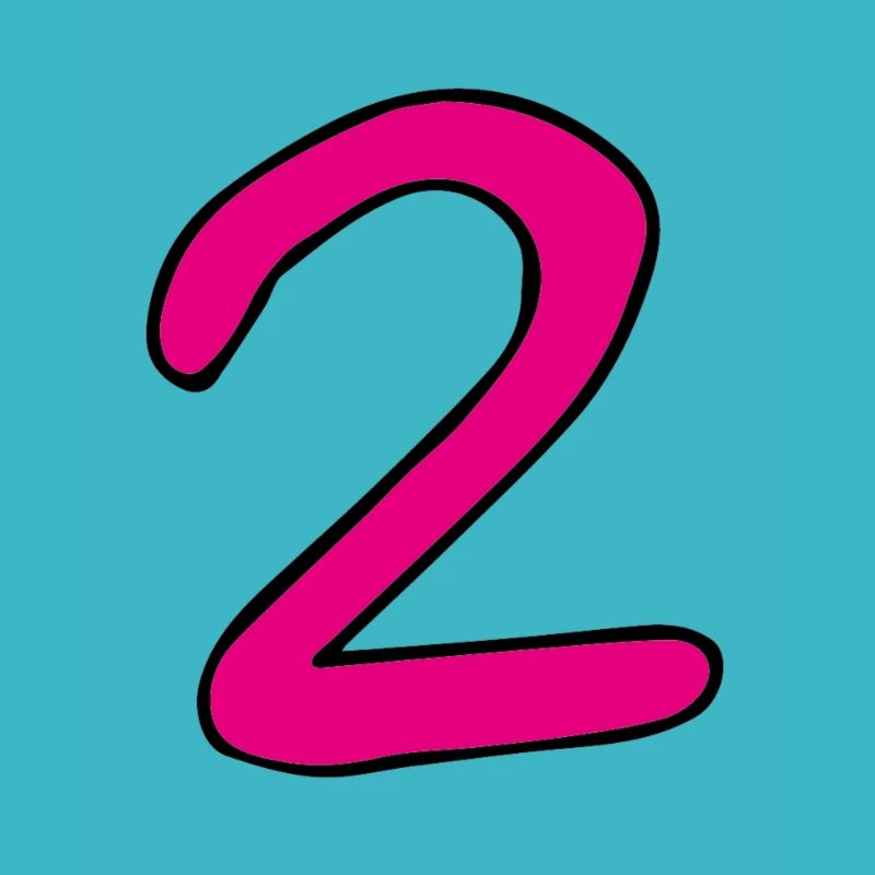 2 in pink