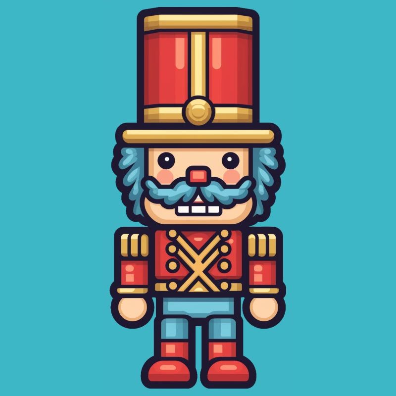 verpixelter Nussknacker