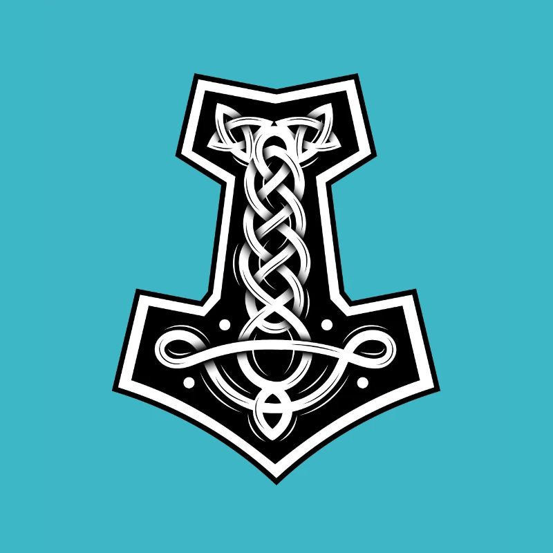 Cadeau de guerrier marteau Viking de Mjolnir Thor