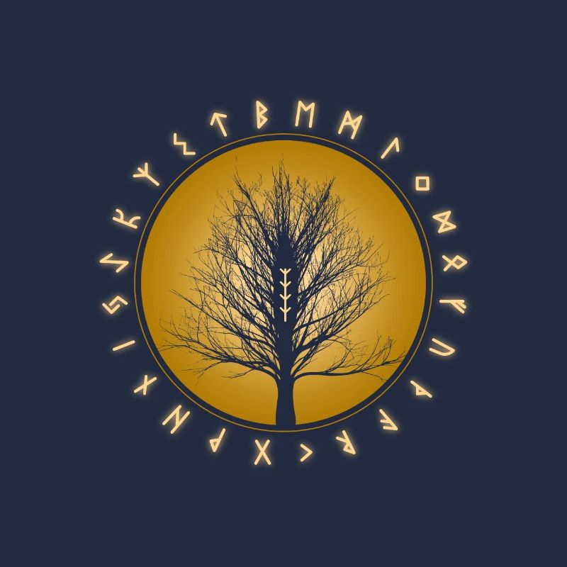 Arbre à nœuds Yggdrasil Lebensbaum Walhalla