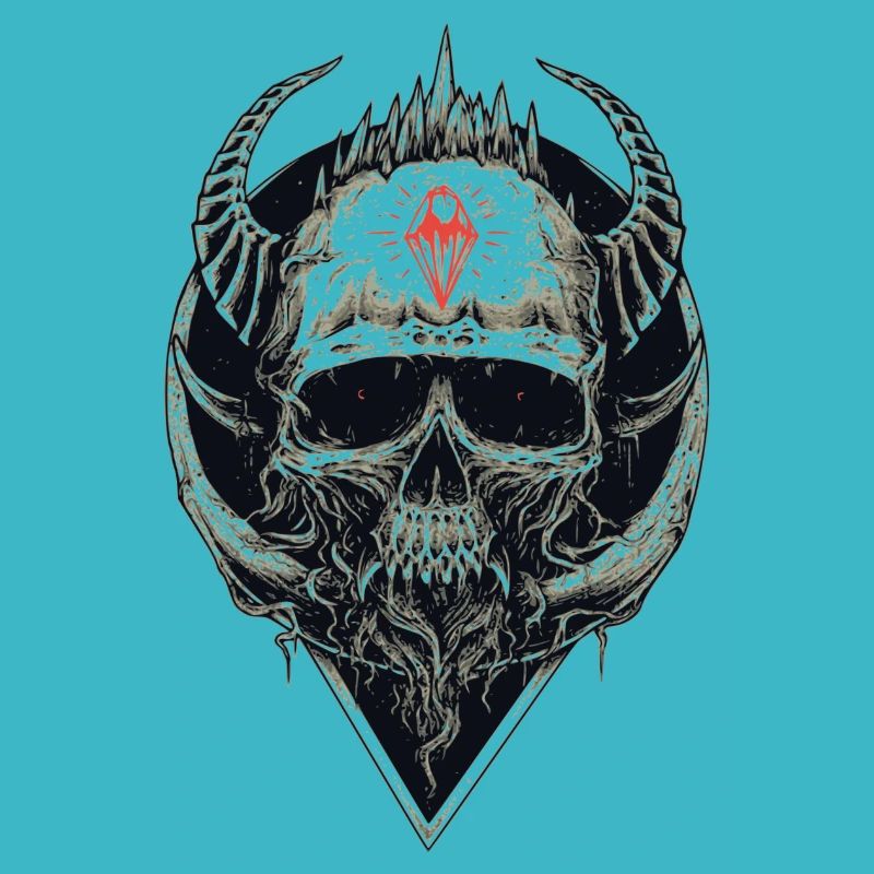 Devilish skull